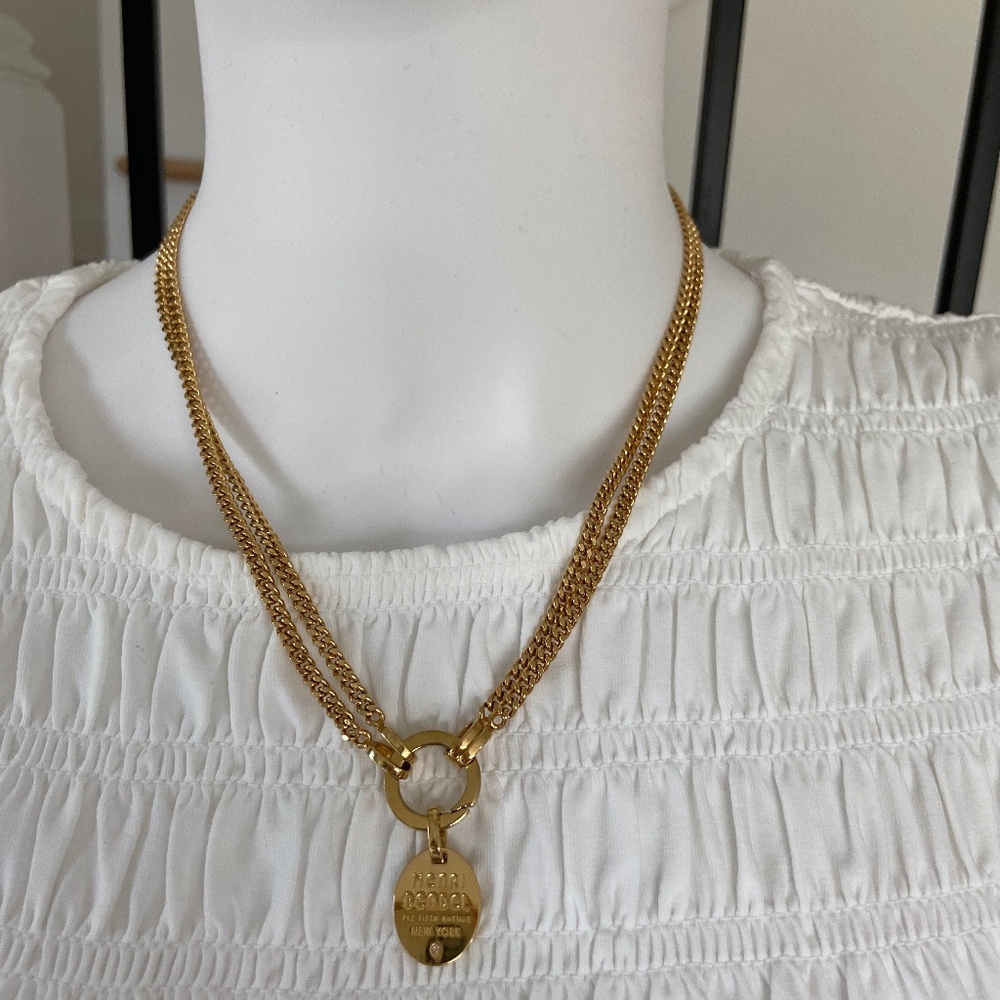 Henri Bendel Tag Necklace